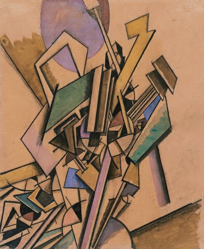 Vortisistisk studie av Edward Wadsworth