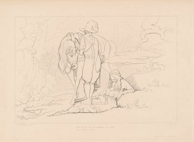 Nær var han kommet... av Edward Webb, after George Elgar Hicks