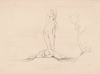 Han byr meg tørke det siste... av Edward Webb, after George Elgar Hicks
