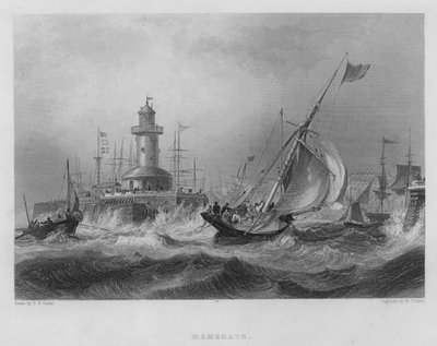 Ramsgate (gravering) av Edward William (after) Cooke
