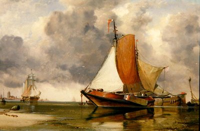 Dutch Barge av Edward William Cooke