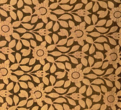 Polstring for en stol, Wards, Halifax, ca. 1876 (vevd silke og bomull) av Edward William Godwin