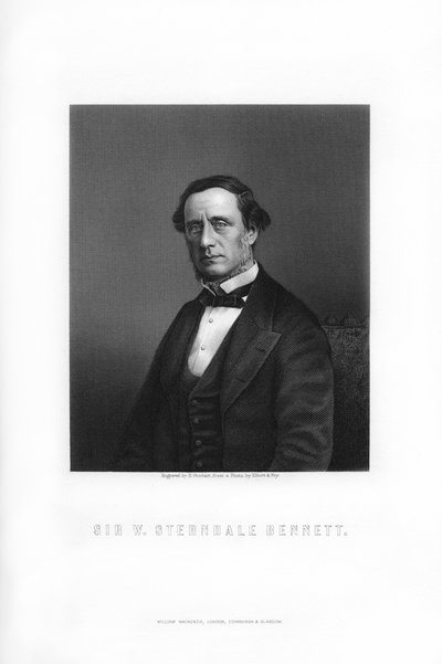 Sir William Sterndale Bennett , engelsk komponist, 1899. av Edward William Stodart
