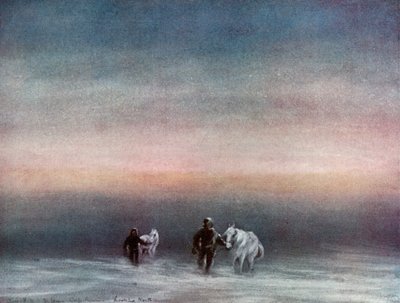 Trening av ponnier, 1911, 1913. av Charles Edward Wilson
