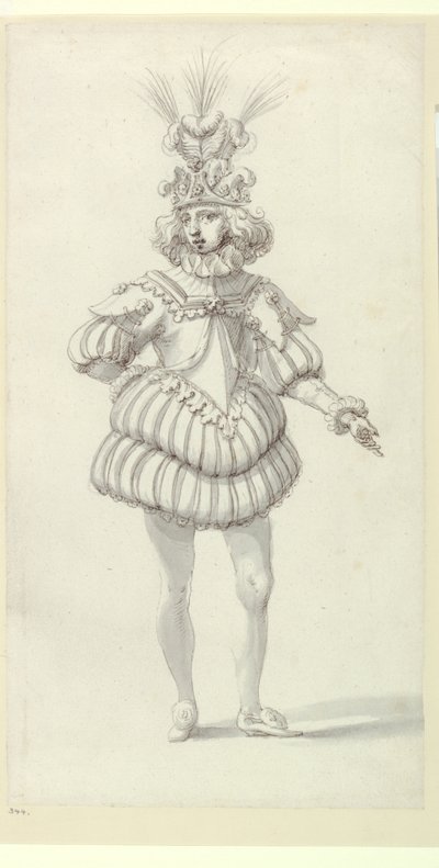 Salmacida Spolia - The King and Masquers: andre versjon (for kongen) av Edward the Elder Pearce