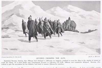 Severus krysser Alpene av Edwin A. Morrow