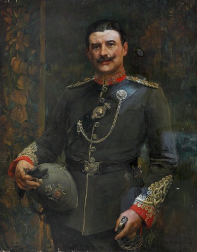 En offiser for en frivillig bataljon, The Middlesex Regiment, 1904 ca. av Edwin Arthur Ward