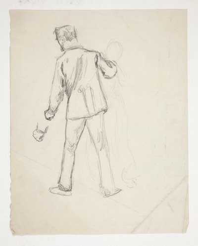En mannlig og en kvinnelig figur av Edwin Austin Abbey