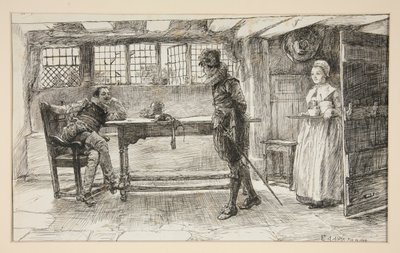 En uvelkommen besøkende - av Edwin Austin Abbey