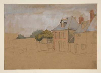 Arkitektstudie av Edwin Austin Abbey