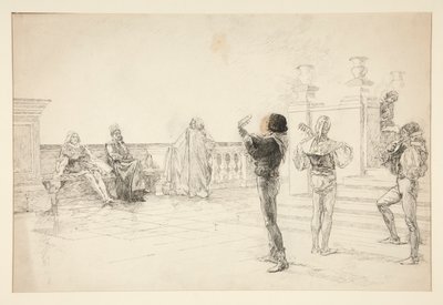 Balthazar synger: av Edwin Austin Abbey