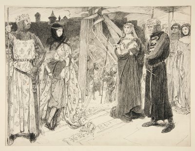 Før murene i Alger: av Edwin Austin Abbey