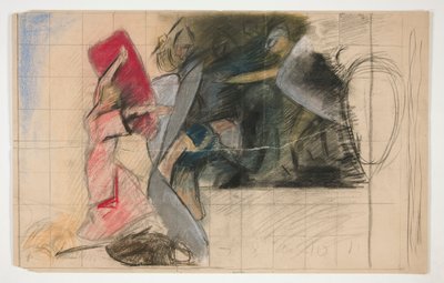 Komposisjonsstudie for av Edwin Austin Abbey