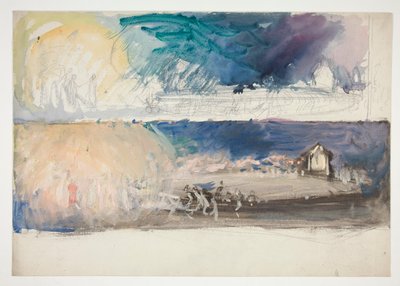 Komposisjonsstudie for av Edwin Austin Abbey