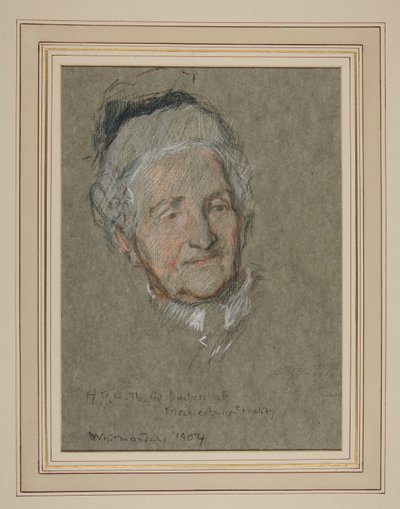 Kroning av Edward VII Portrett: Storhertuginne Mechlenburg-Strelitz av Edwin Austin Abbey