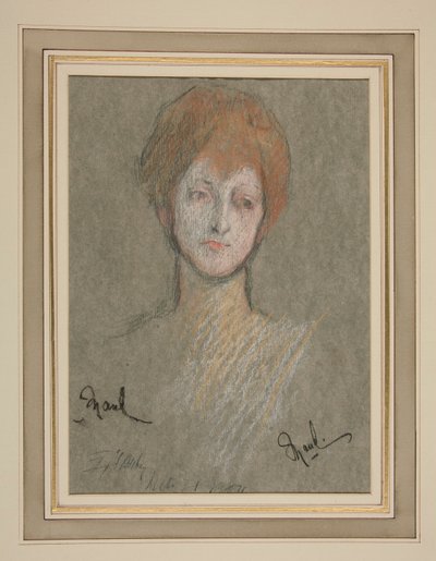 Kroning av Edward VII Portrett: Prinsesse Maud av Storbritannia av Edwin Austin Abbey