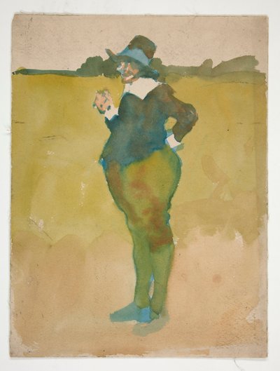 Feit mann i landskapet av Edwin Austin Abbey