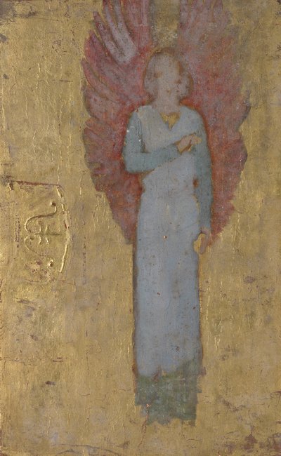 Figurstudie av en engel av Edwin Austin Abbey