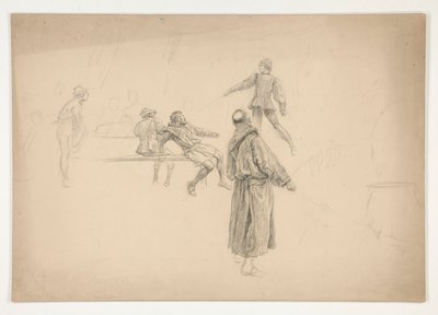 Figurtegning av Edwin Austin Abbey