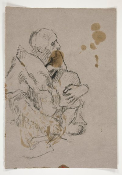 Figurstudie for av Edwin Austin Abbey