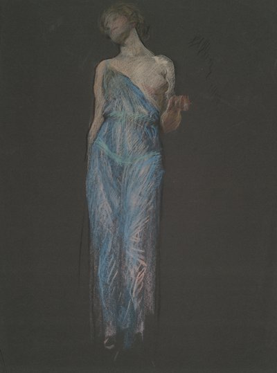 Figurstudie for av Edwin Austin Abbey