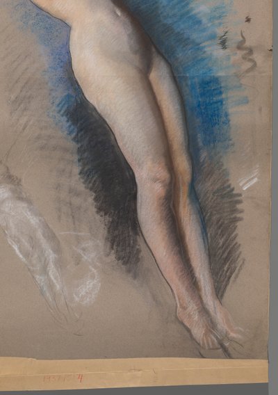 Figurstudie for av Edwin Austin Abbey