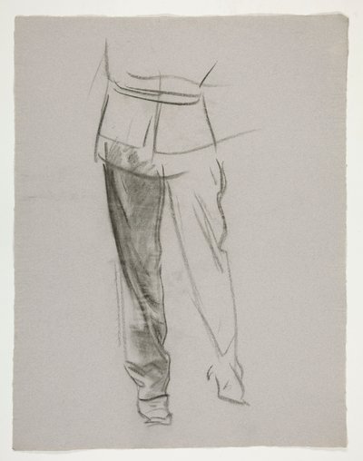 Figurstudie for av Edwin Austin Abbey