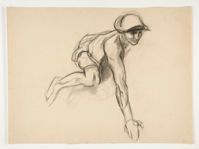 Figurstudie for av Edwin Austin Abbey