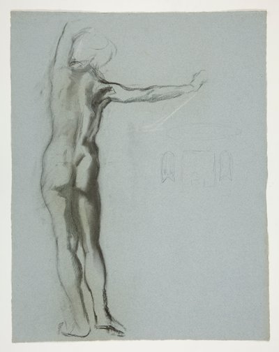 Figurstudie for av Edwin Austin Abbey