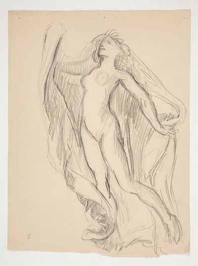 Figurstudie for av Edwin Austin Abbey