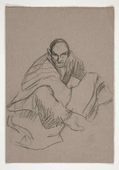 Figurstudie for av Edwin Austin Abbey