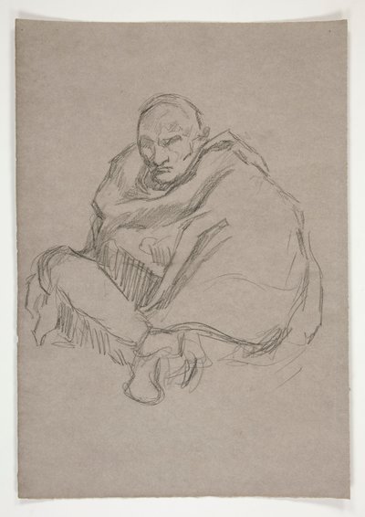 Figurstudie for av Edwin Austin Abbey