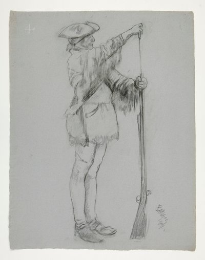 Figurstudie for av Edwin Austin Abbey