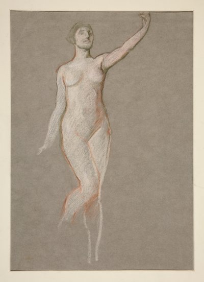 Figurstudie for av Edwin Austin Abbey