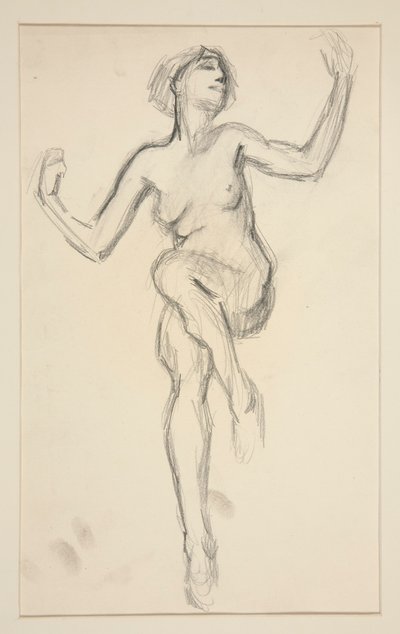 Figurstudie for av Edwin Austin Abbey