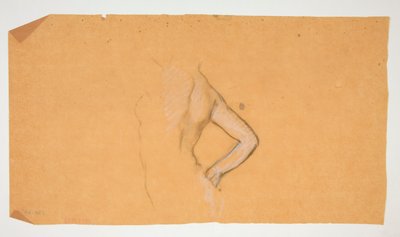 Figurstudie for veggmaleri ved State Capitol-bygningen i Harrisburg, Pennsylvania, 1902-1911 (fullført av John Singer Sargent) av Edwin Austin Abbey