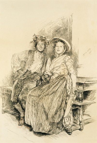 Innhøstingshjem av Edwin Austin Abbey