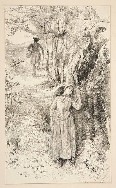 Illustrasjon for av Edwin Austin Abbey
