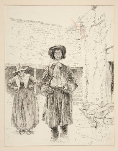 Illustrasjon for av Edwin Austin Abbey
