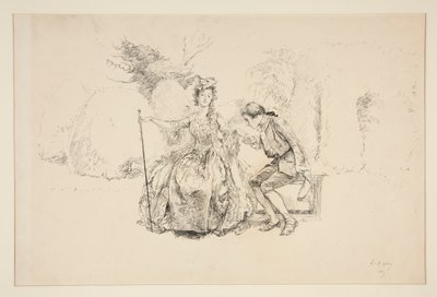 Illustrasjon for av Edwin Austin Abbey