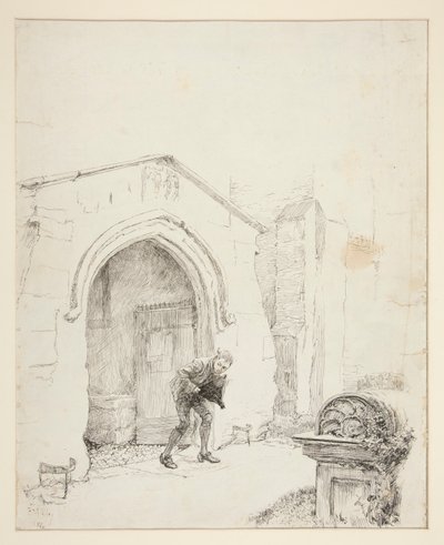 Illustrasjon for av Edwin Austin Abbey