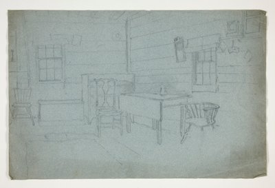 Interiørstudie av Edwin Austin Abbey