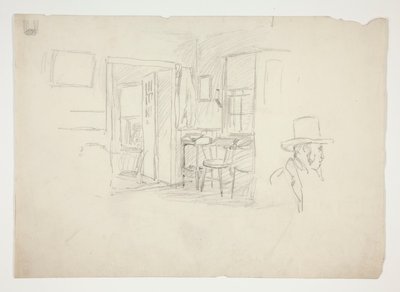 Interiørstudie av Edwin Austin Abbey