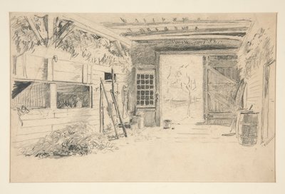 Interiørstudie av Edwin Austin Abbey