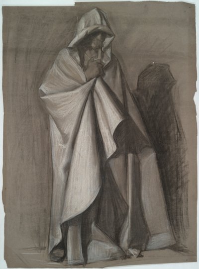 Josef av Arimathea, Figurstudie for av Edwin Austin Abbey
