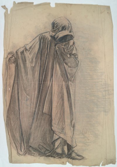 Josef av Arimathea, Figurstudie for av Edwin Austin Abbey