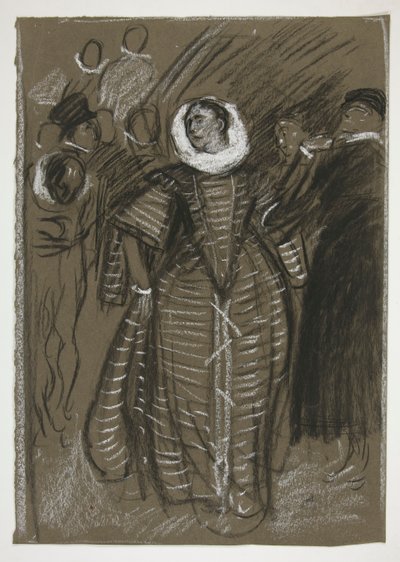 Katharina, Akt I, Scene I, Taming of the Shrew av Edwin Austin Abbey