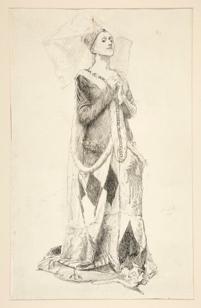 Lady Anne Nevill, fra kong Richard III av Edwin Austin Abbey