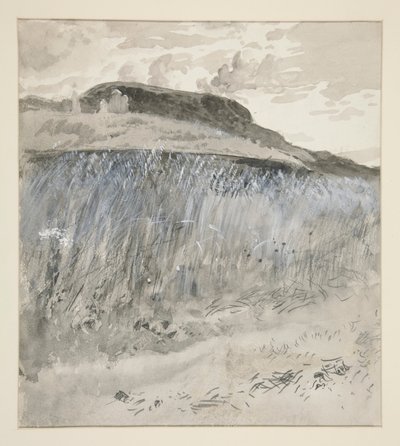 Landskap - Åker av Edwin Austin Abbey