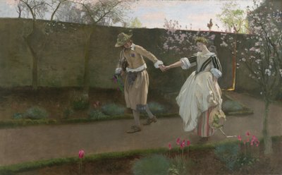 1. mai-morgen, 1890-94 av Edwin Austin Abbey